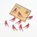 Chenkai 10PCS Bird Silicone Charms Focal Beads DIY Dummy Chains