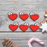 10PCS Nurse Hat Silicone Charms Beads for Beadable Pens