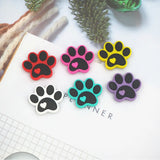 Chenkai 10PCS Dog Paw Silicone Beads DIY Pacifier Toy Accessories