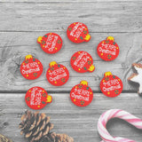 Chenkai 10PCS Christmas Ball Silicone Charms for Beadable Pens & Pacifier Chain