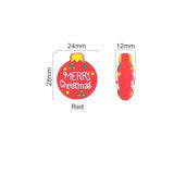 Chenkai 10PCS Christmas Ball Silicone Charms for Beadable Pens & Pacifier Chain
