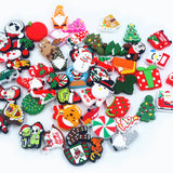 Chenkai 10PCS Christmas Silicone Focal Beads for Keychain Making