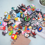 Chenkai 10PCS Christmas Silicone Focal Beads for Keychain Making