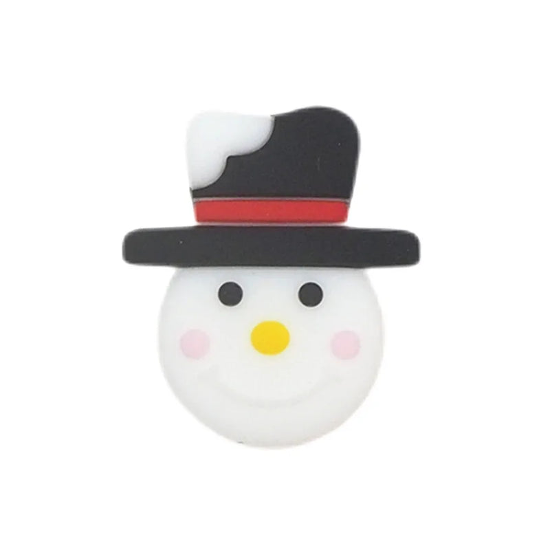 10PCS Christmas Truck Beads Silicone Charms for Beadable Pens
