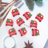 10PCS Christmas Truck Beads Silicone Charms for Beadable Pens