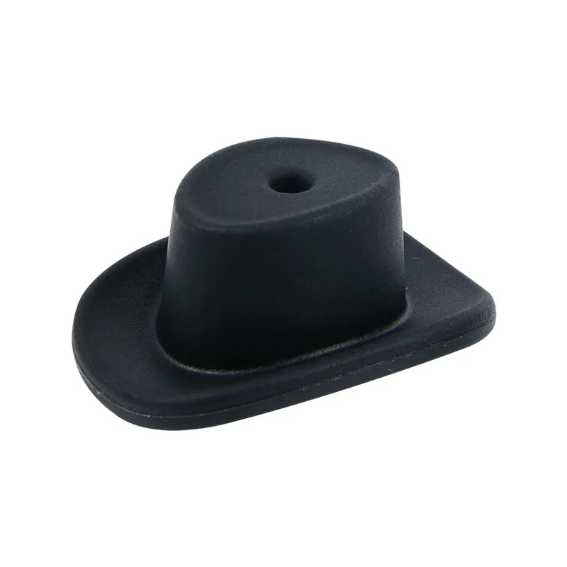 Chenkai 10PCS Cowboy Hat Boots Beads Silicone BPA Chewable Dummy Necklace Toy