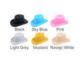Chenkai 10PCS Cowboy Hat Boots Beads Silicone BPA Chewable Dummy Necklace Toy