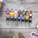 Chenkai 10PCS Cupcake Focal Beads For Pen Beadable Pen Silicone Charms