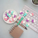 Chenkai 10PCS Cupcake Focal Beads For Pen Beadable Pen Silicone Charms