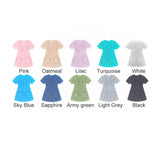Chenkai 10PCS Doctor Shirt Silicone Beads DIY Baby Chew Necklace Pacifier Toy