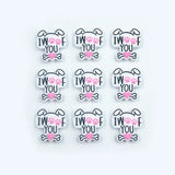 Chenkai 10PCS Dog Shape Focal Beads For Pen Beadable Pen Silicone Charms