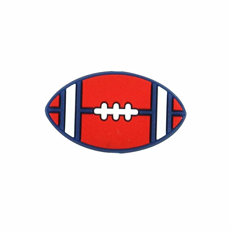 Chenkai 10PCS Football Beads for Pen DIY