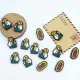 Chenkai 10PCS Jesus Focal Beads For Pen Beadable Pen Silicone Charms