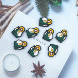 Chenkai 10PCS Jesus Focal Beads For Pen Beadable Pen Silicone Charms