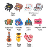 Chenkai 10PCS Musical Instruments Focal Beads for Pen Making DIY