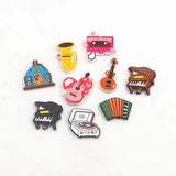 Chenkai 10PCS Musical Instruments Focal Beads for Pen Making DIY