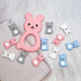 Chenkai 10PCS Rabbit Focal Beads for Pen DIY