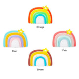 Chenkai Rainbow Star Baby Silicone Beads DIY Teether Toys