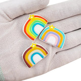 Chenkai Rainbow Star Baby Silicone Beads DIY Teether Toys