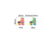 10PCS Roller Skate Charms for Pen Beadable DIY Chains