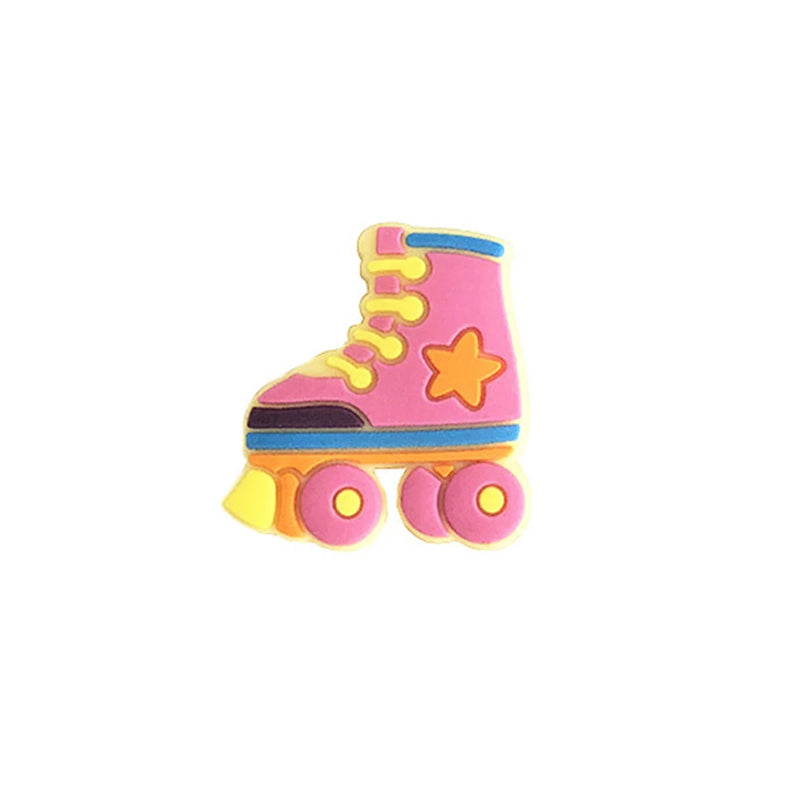 10PCS Roller Skate Charms for Pen Beadable DIY Chains