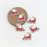 Chenkai 10PCS Santa Claus Silicone Charms Beads For Beadable Pens