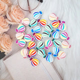 Chenkai 10PCS Silicone Ballon Beads Baby Chewable Pacifier DIY Teething Accessor