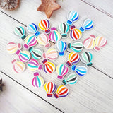 Chenkai 10PCS Silicone Ballon Beads Baby Chewable Pacifier DIY Teething Accessor