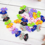 Chenkai 10PCS Silicone Bat Christmas Beads Baby Teething BPA DIY Sensory Chewing