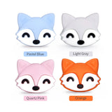 Chenkai 10PCS Fox Shaped Baby Teether Silicone Beads