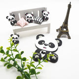 Chenkai 10PCS Silicone Animal Beads Baby Teething DIY Pacifier Chain Making