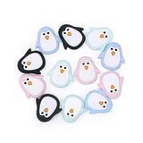 Chenkai 10PCS Silicone Animal Beads Baby Teething DIY Pacifier Chain Making