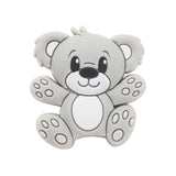 Chenkai 10PCS Silicone Animal Beads Baby Teething DIY Pacifier Chain Making