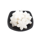 Chenkai 10PCS Silicone Snowflake Teether Beads DIY Baby Soothing Nursing