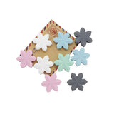 Chenkai 10PCS Silicone Snowflake Teether Beads DIY Baby Soothing Nursing