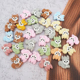 Chenkai 10PCS Squirrel Baby Teething Beads DIY Sensory Toy Accessories