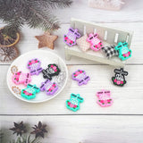 10PCS Skeleton Middle Finger Beads Halloween BPA Infant Dummy Necklace