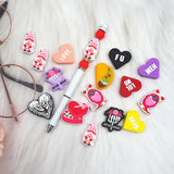 Chenkai 10PCS Taco Shape Focal Beads For Pen Beadable Pen Silicone Charms
