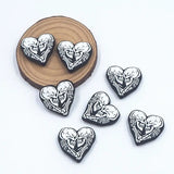 Chenkai 10PCS Till Death Do Us Part Focal Beads