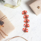 Chenkai 10PCS Turkey Beads Silicone Charms Focal Beads