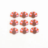 Chenkai 10PCS Turkey Beads Silicone Charms Focal Beads