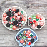10PCS Print Focal Beads For Pen Beadable Pen Silicone Charms