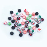 10PCS Print Focal Beads For Pen Beadable Pen Silicone Charms
