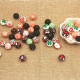 10PCS Print Focal Beads For Pen Beadable Pen Silicone Charms