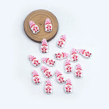 Chenkai 10PCS Gnome Focal Beads For Pen Beadable Pen Silicone Charms