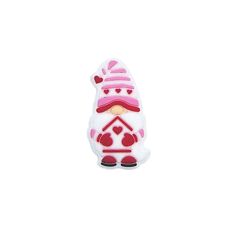 Chenkai 10PCS Gnome Focal Beads For Pen Beadable Pen Silicone Charms