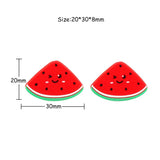 Chenkai 10PCS Watermelon Baby Silicone Beads DIY Teether Toys
