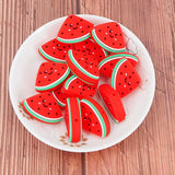 Chenkai 10PCS Watermelon Baby Silicone Beads DIY Teether Toys