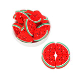 Chenkai 10PCS Watermelon Baby Silicone Beads DIY Teether Toys