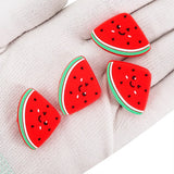 Chenkai 10PCS Watermelon Baby Silicone Beads DIY Teether Toys